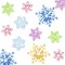 40 Pieces Pastel Christmas Snowflake Ornaments (Pastel) - 7.87 x 7.87 x 0.63 inches